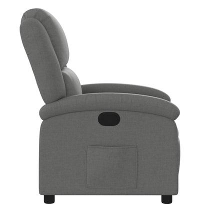 Poltrona reclinabile in Tessuto Grigio Scuro | homemem39
