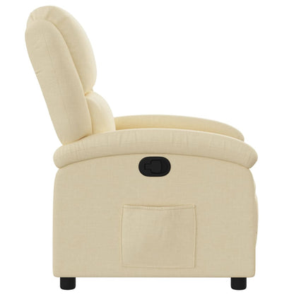 Poltrona reclinabile in Tessuto Crema | homemem39