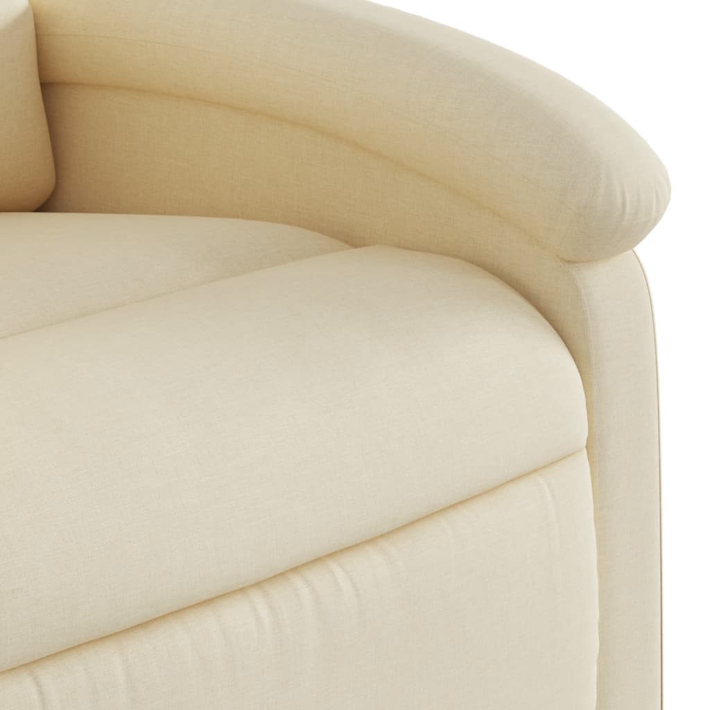 Poltrona reclinabile in Tessuto Crema | homemem39