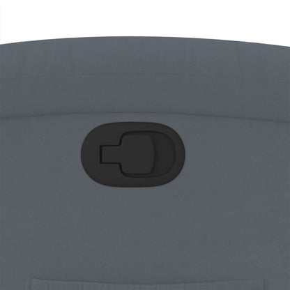 Poltrona reclinabile in velluto grigio scuro - homemem39