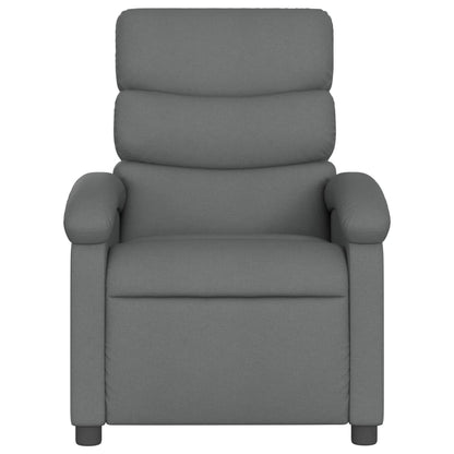 Poltrona reclinabile in Tessuto Grigio Scuro