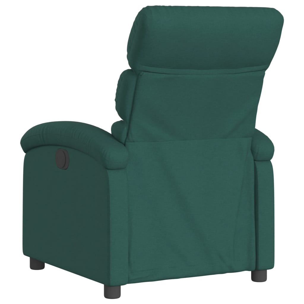 Poltrona reclinabile in Tessuto Verde Scuro | homemem39