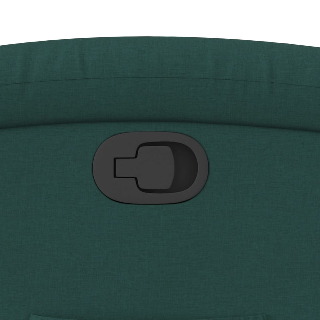 Poltrona reclinabile in Tessuto Verde Scuro | homemem39