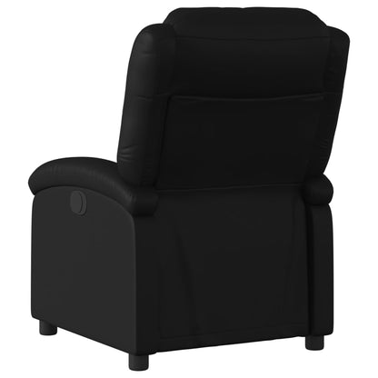 Poltrona reclinabile in Similpelle Nera | homemem39