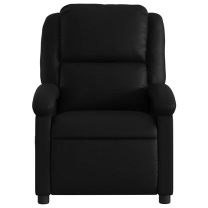 Poltrona reclinabile in Similpelle Nera | homemem39