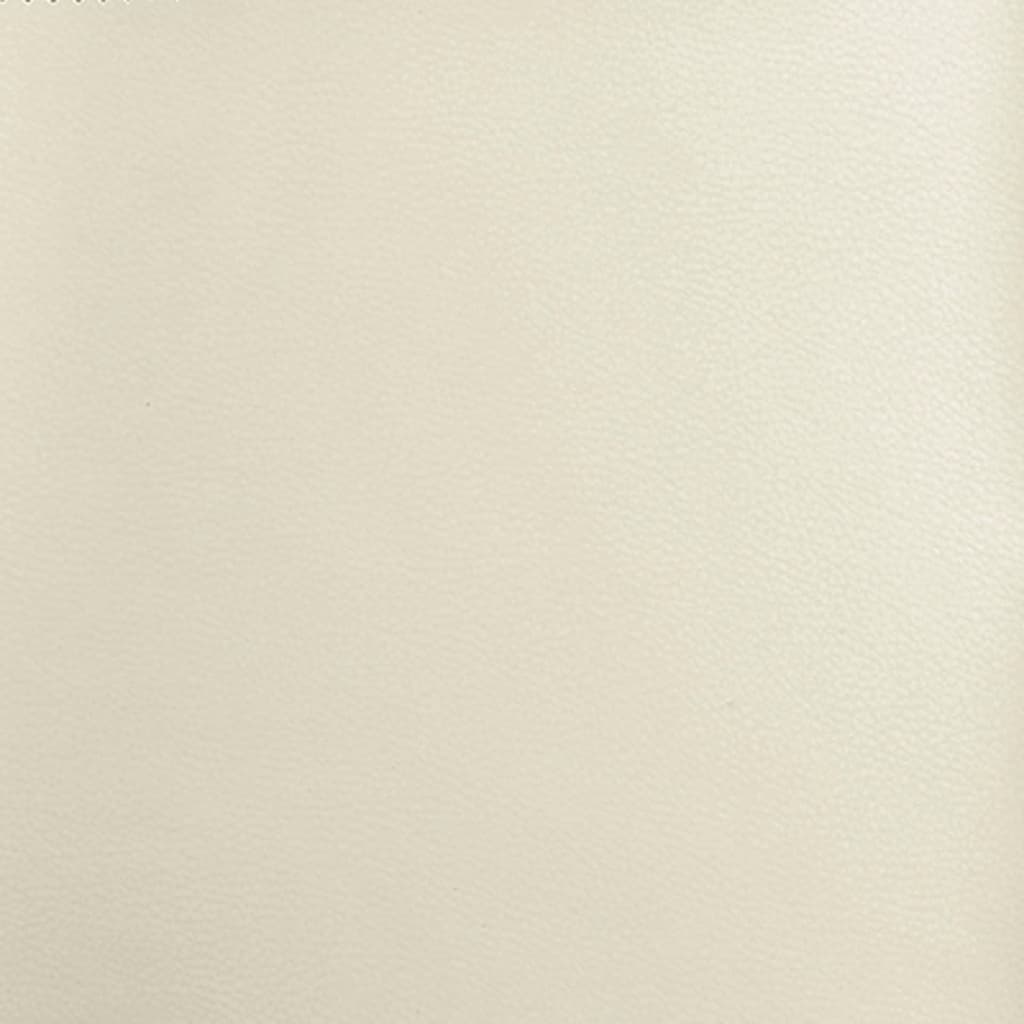 Poltrona reclinabile in similpelle color crema - homemem39