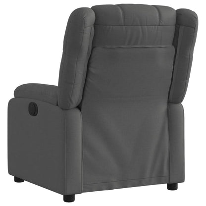 Poltrona reclinabile in Tessuto Grigio Scuro | homemem39