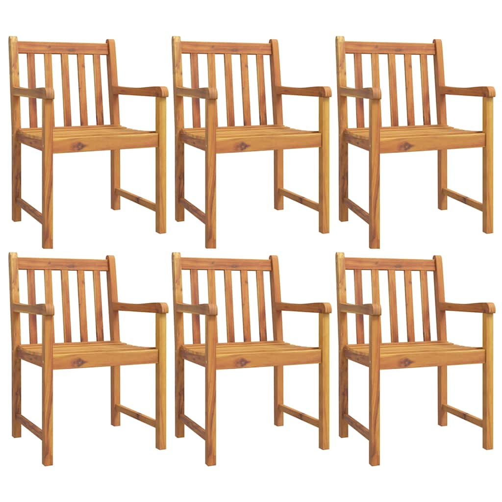 Set da Pranzo da Giardino 7 pz in Legno Massello di Acacia | homemem39