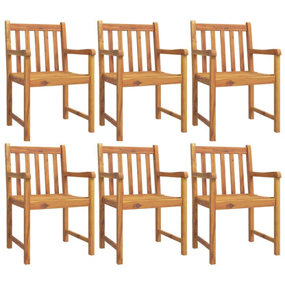 Set da Pranzo da Giardino 7 pz in Legno Massello di Acacia | homemem39