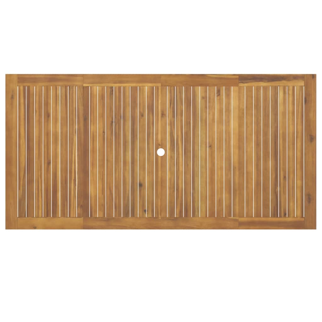 Set da Pranzo da Giardino 7 pz in Legno Massello di Acacia | homemem39