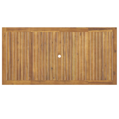 Set da Pranzo da Giardino 7 pz in Legno Massello di Acacia | homemem39