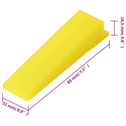 Sistema di Livellamento per Piastrelle 250 Cunei 500 Clip 2 mm | homemem39