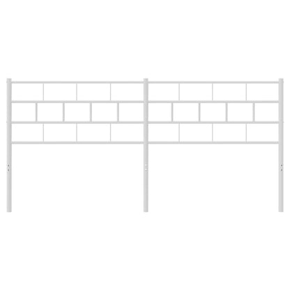 Testiera in Metallo Bianco 160 cm