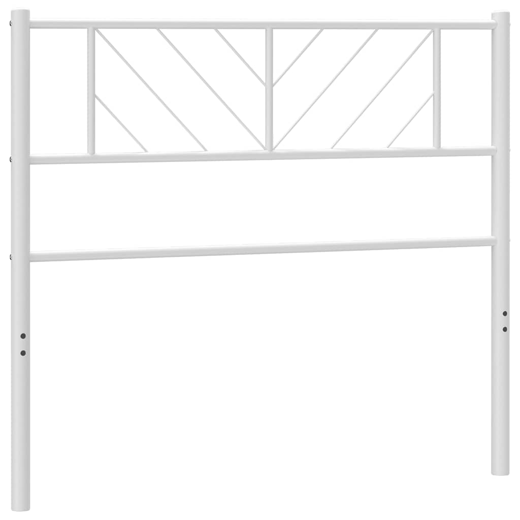Testiera di Ricambio in Metallo Bianco 90 cm | homemem39