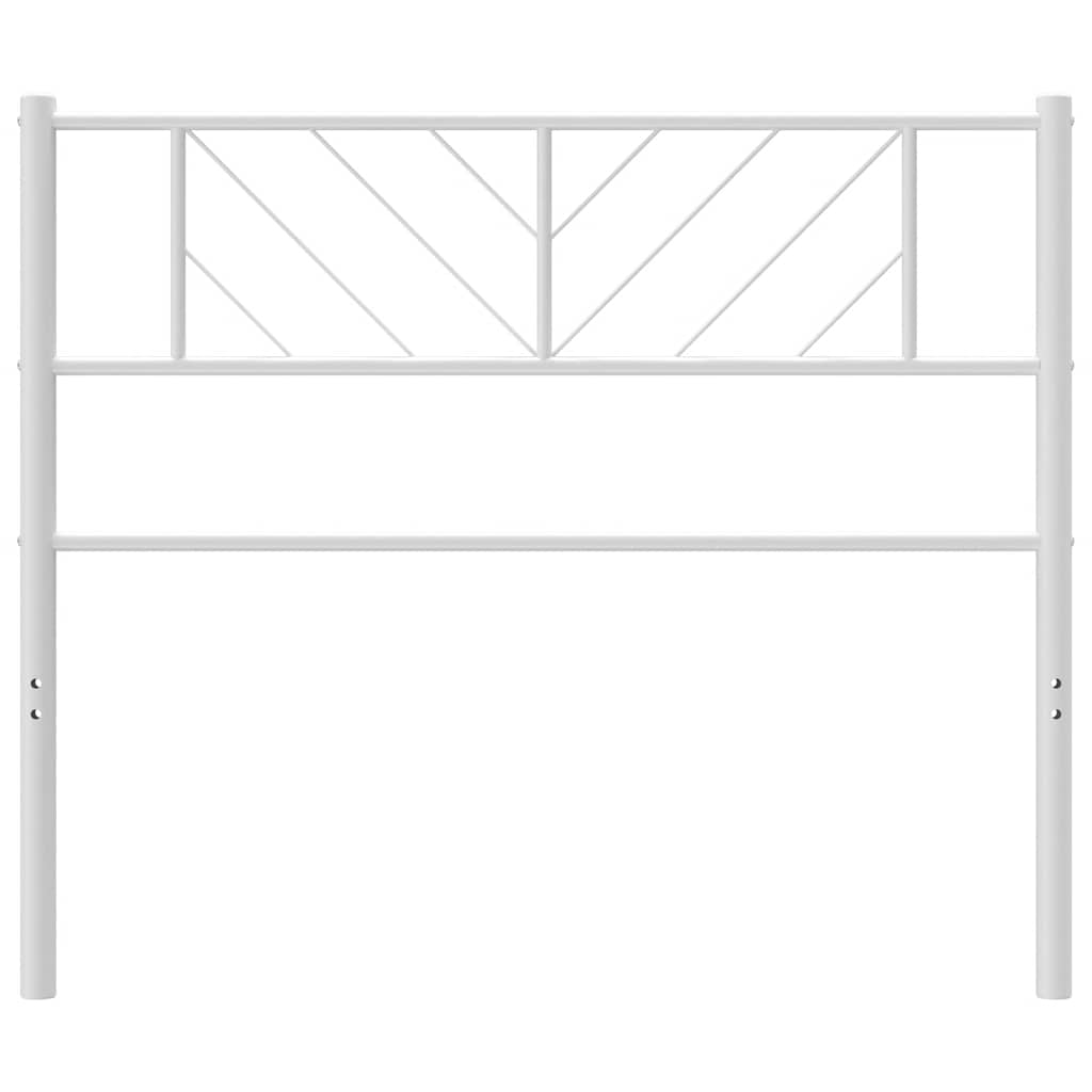 Testiera di Ricambio in Metallo Bianco 90 cm | homemem39