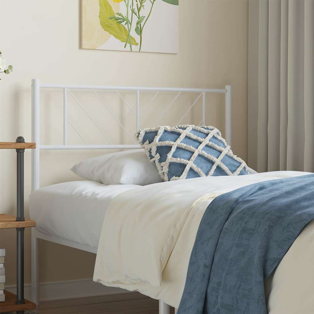 Testiera di Ricambio in Metallo Bianco 90 cm | homemem39