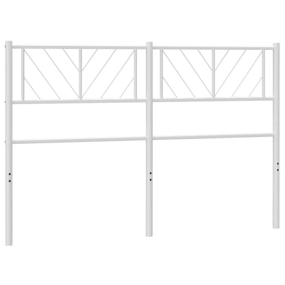 Testiera di Ricambio in Metallo Bianco 120 cm