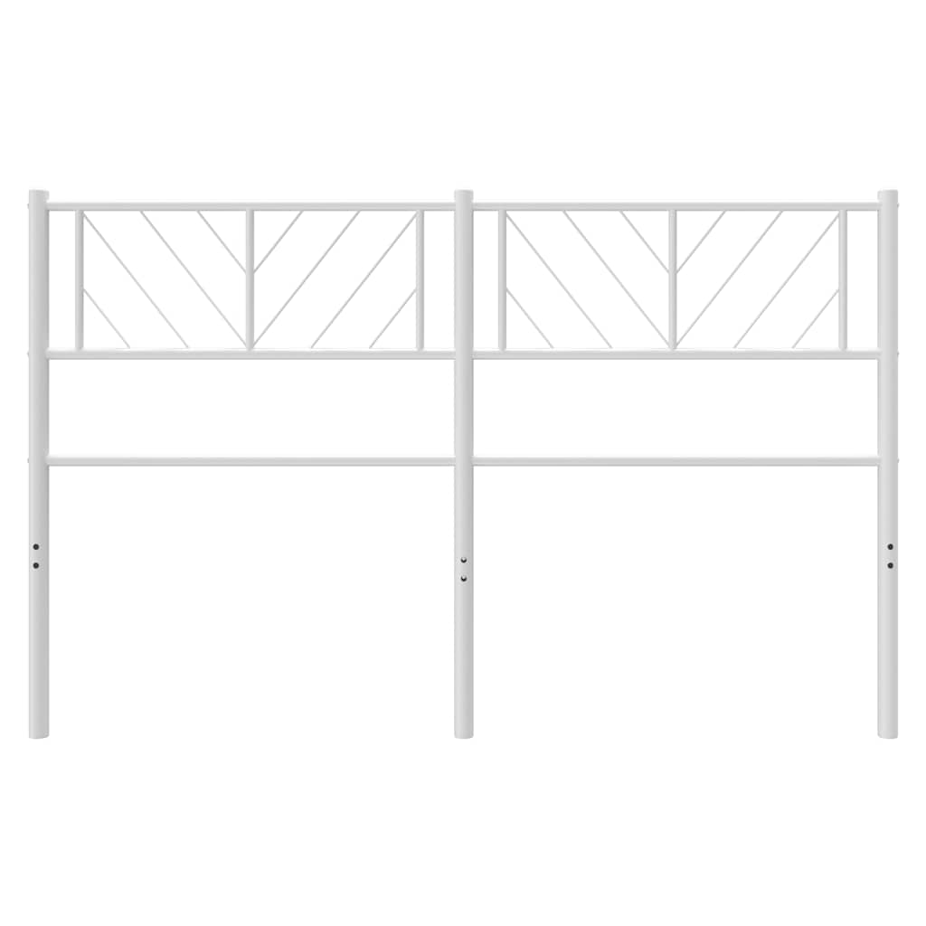 Testiera di Ricambio in Metallo Bianco 120 cm | homemem39