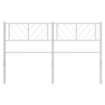 Testiera di Ricambio in Metallo Bianco 120 cm
