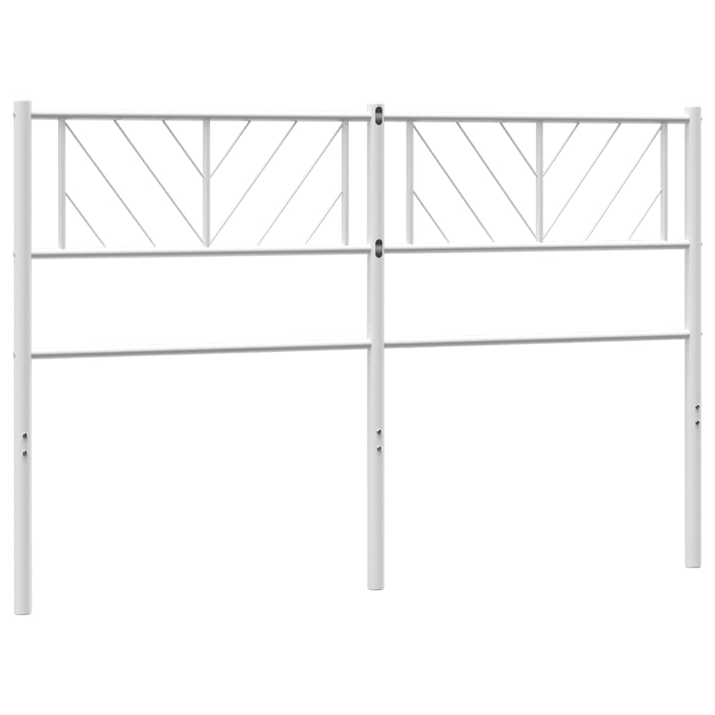 Testiera di Ricambio in Metallo Bianco 120 cm | homemem39