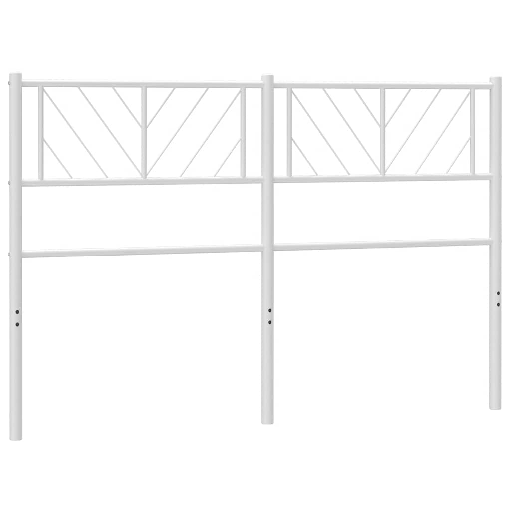 Testiera di Ricambio in Metallo Bianco 135 cm | homemem39