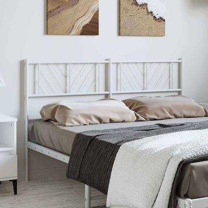 Testiera di Ricambio in Metallo Bianco 135 cm | homemem39