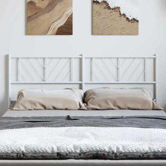 Testiera di Ricambio in Metallo Bianco 135 cm | homemem39