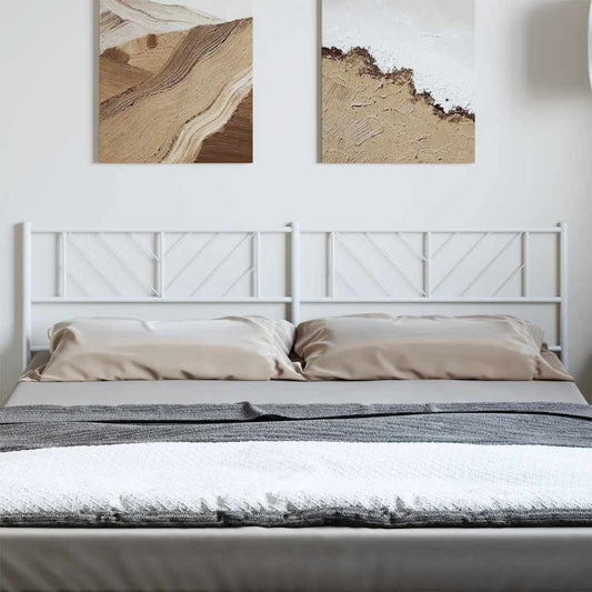 Testiera di Ricambio in Metallo Bianco 180 cm | homemem39