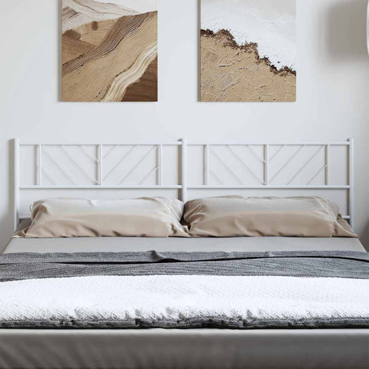 Testiera di Ricambio in Metallo Bianco 193 cm | homemem39