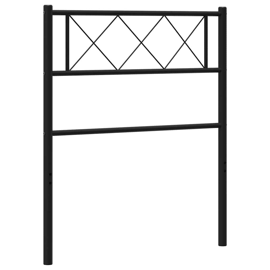 Testiera di Ricambio in Metallo Nero 90 cm | homemem39