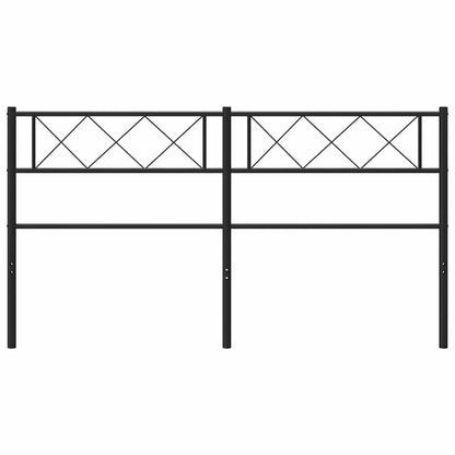 Testiera di Ricambio in Metallo Nero 120 cm
