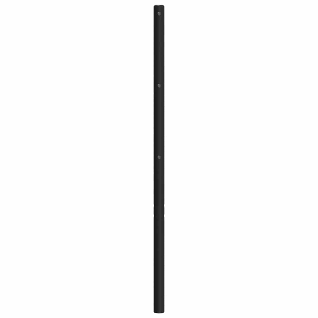 Testiera di Ricambio in Metallo Nero 120 cm