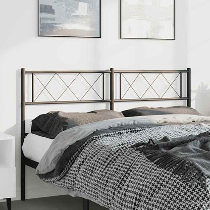 Testiera di Ricambio in Metallo Nero 135 cm | homemem39