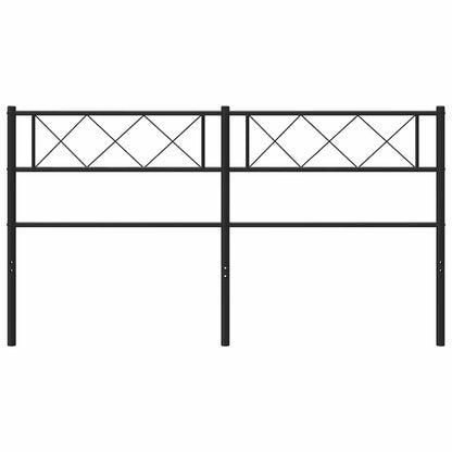 Testiera di Ricambio in Metallo Nero 150 cm | homemem39