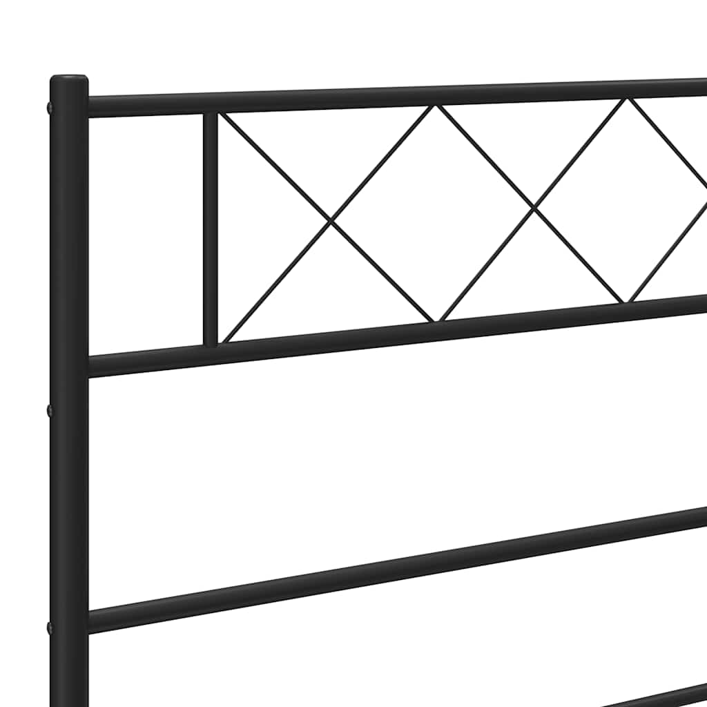 Testiera di Ricambio in Metallo Nero 150 cm | homemem39