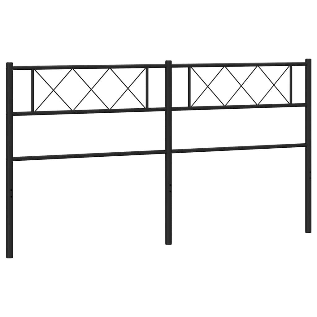 Testiera di Ricambio in Metallo Nero 160 cm | homemem39