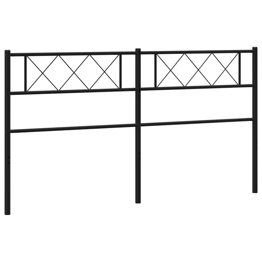 Testiera di Ricambio in Metallo Nero 160 cm | homemem39