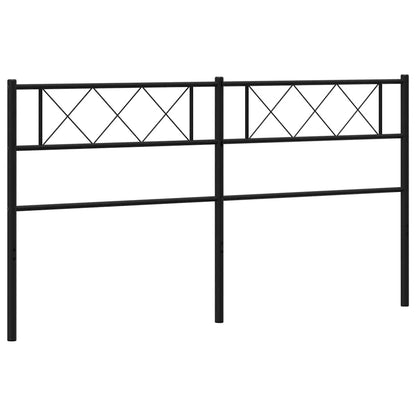 Testiera di Ricambio in Metallo Nero 160 cm | homemem39