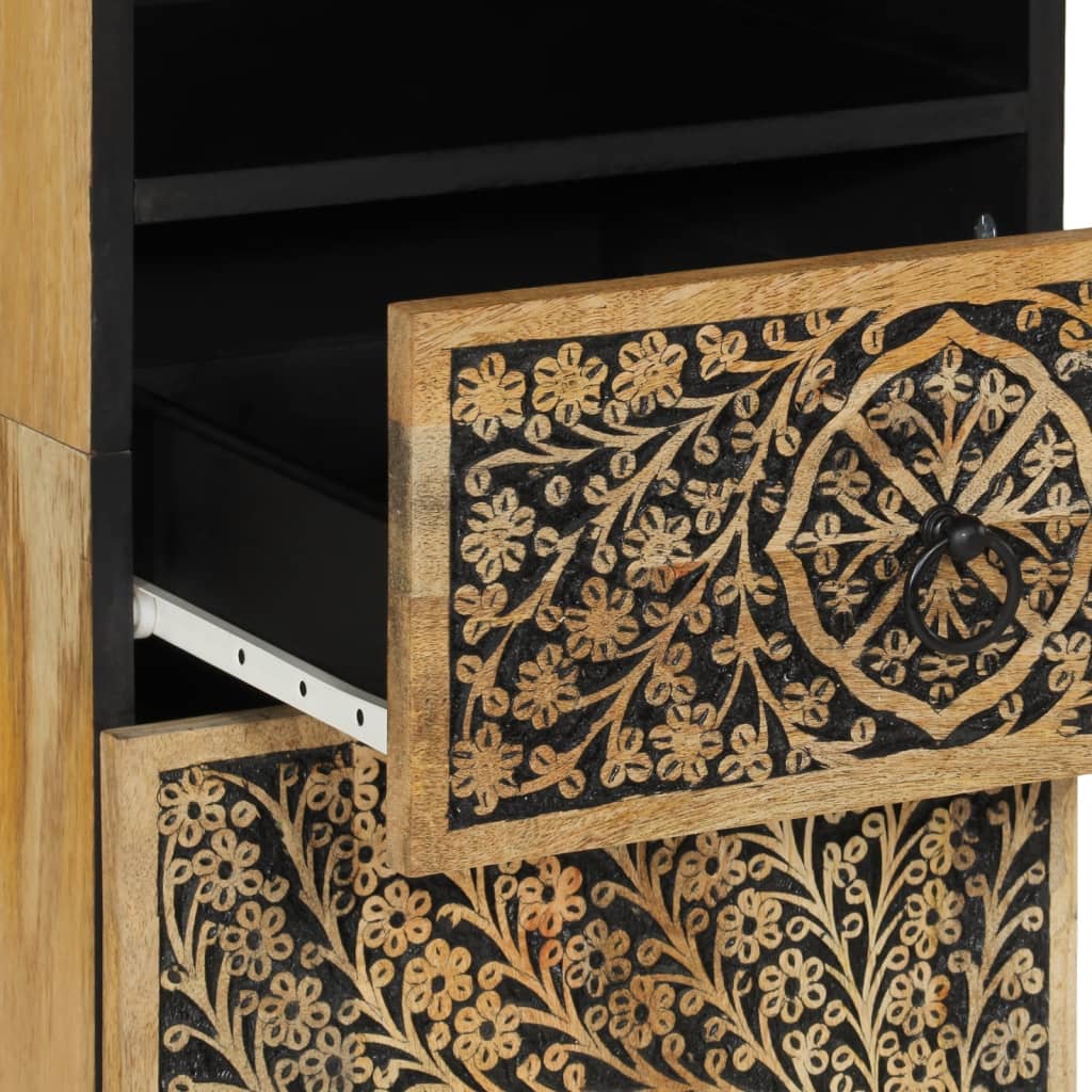 Set Mobili da Bagno 3pz in Legno Massello di Mango | homemem39