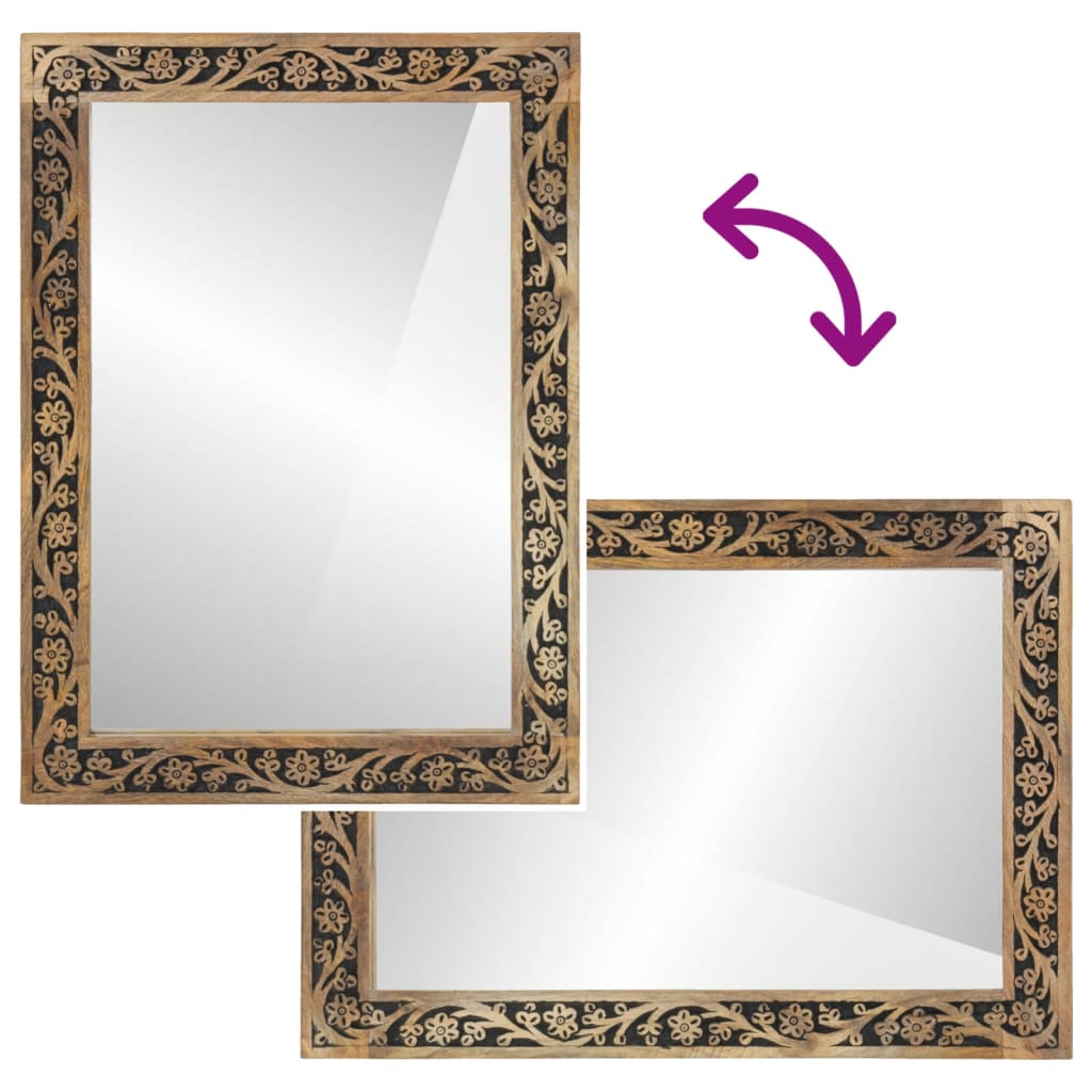 Set Mobili da Bagno 3pz in Legno Massello di Mango | homemem39