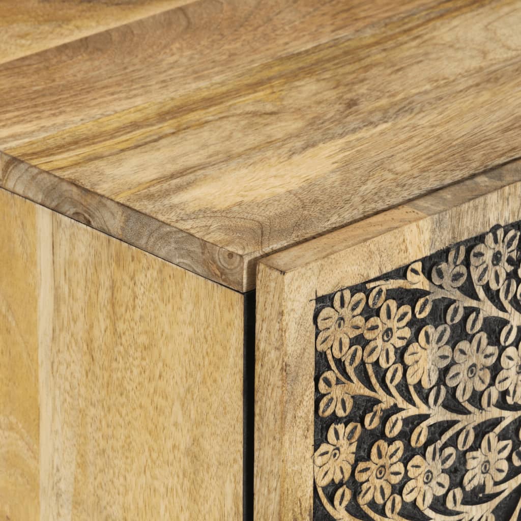 Set Mobili da Bagno 3pz in Legno Massello di Mango | homemem39