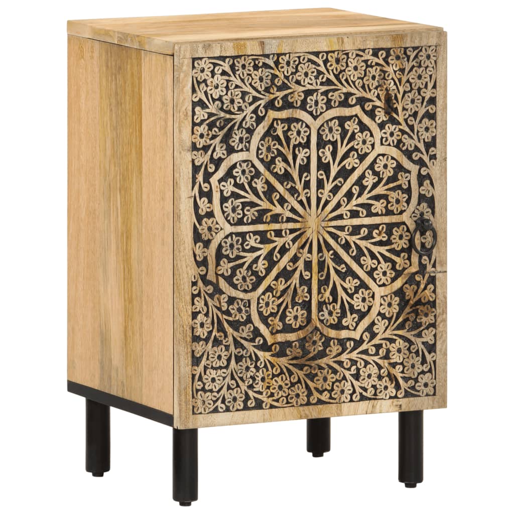 Set Mobili da Bagno 4 pz in Legno Massello di Mango | homemem39