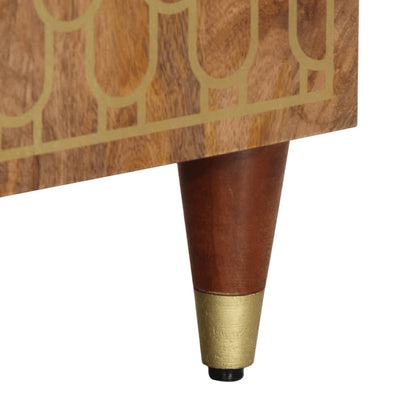 Set Mobili da Bagno 2pz in Legno Massello di Mango | homemem39