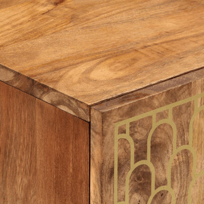 Set Mobili da Bagno 2pz in Legno Massello di Mango | homemem39
