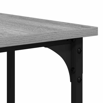 Scrivania Grigio Sonoma 139x139x75 cm in Legno Multistrato | homemem39