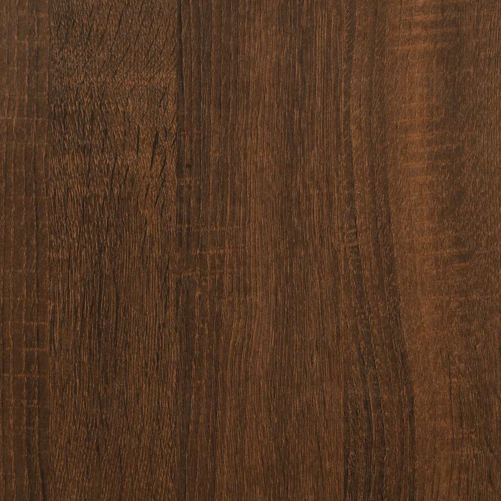 Scrivania Rovere Marrone 139x139x75 cm in Legno Multistrato - homemem39