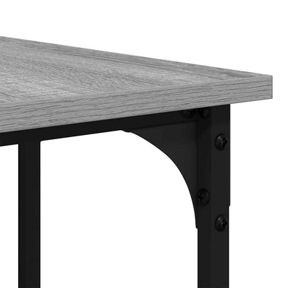 Scrivania Grigio Sonoma 139x139x75 cm in Legno Multistrato | homemem39