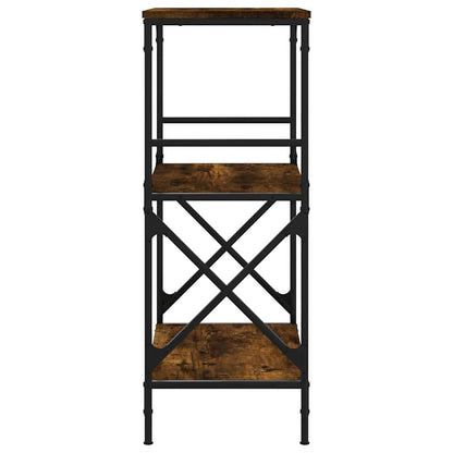 Libreria 3 Ripiani Rovere Fumo 59x35x90,5 cm Legno Multistrato | homemem39