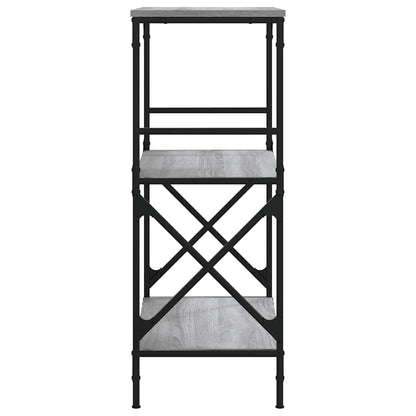 Libreria 3 Ripiani Grigio Sonoma 59x35x90,5cm Legno Multistrato | homemem39
