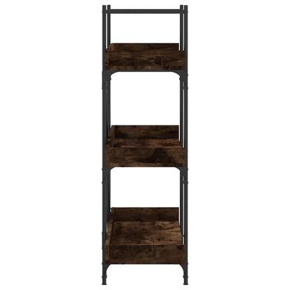 Libreria 3 Ripiani Rovere Fumo 100x33x108,5cm Legno Multistrato | homemem39